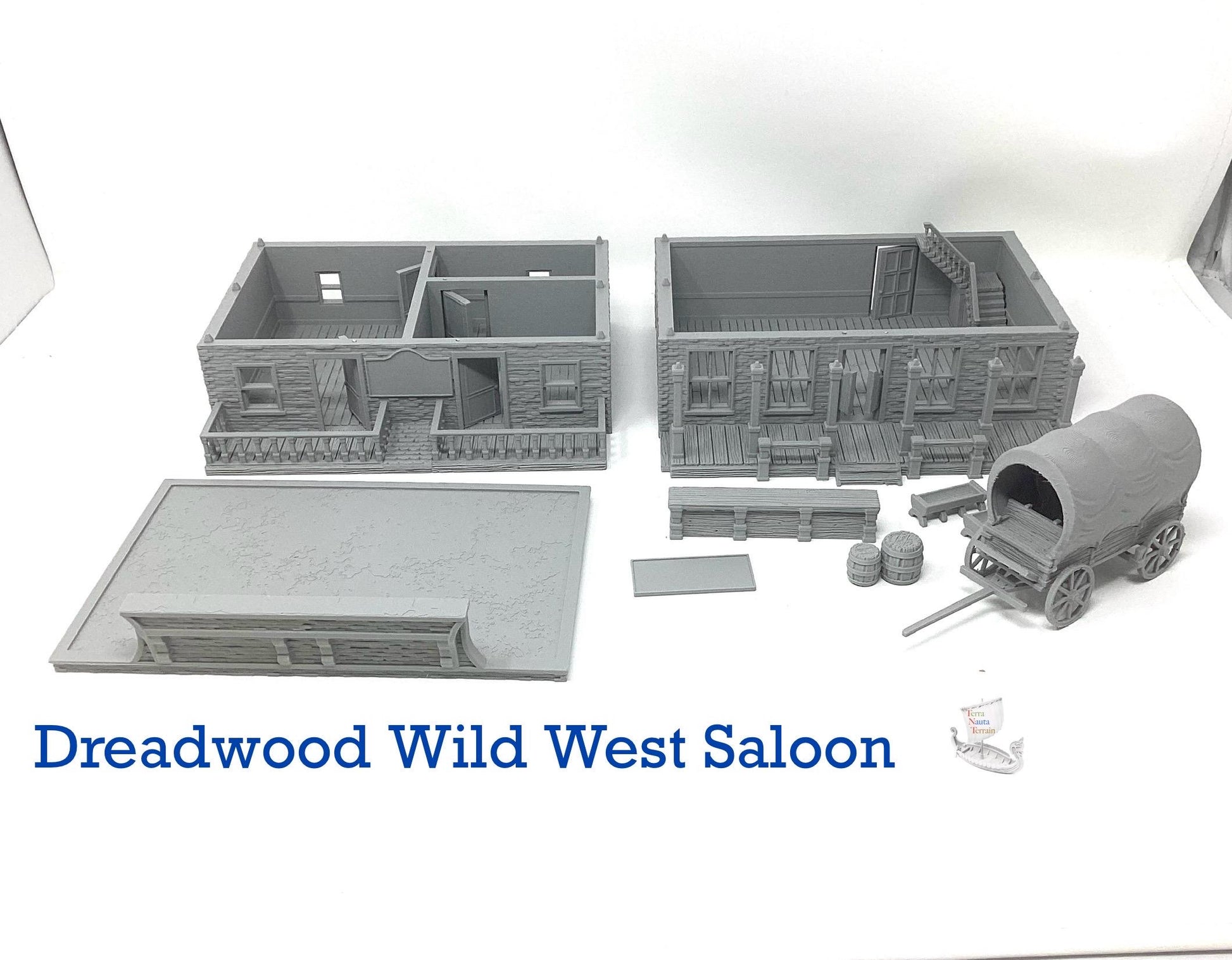 Dreadwood, a Wild West Frontier Town. Saloon