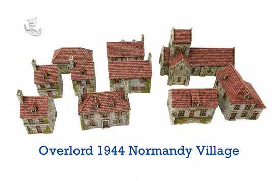 Overlord 1944 Normandy Village 10mm scale.