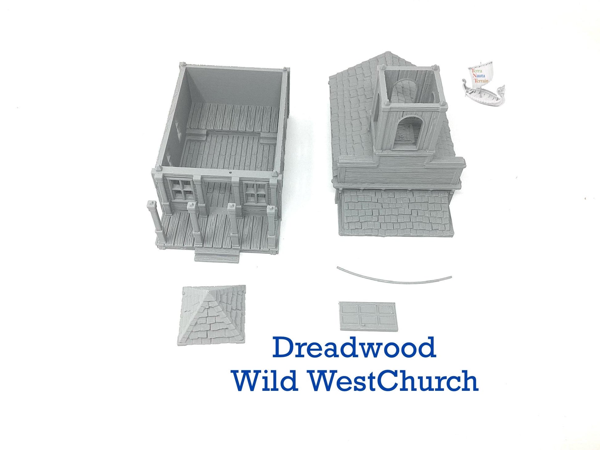 Dreadwood, a Wild West Frontier Town. Church