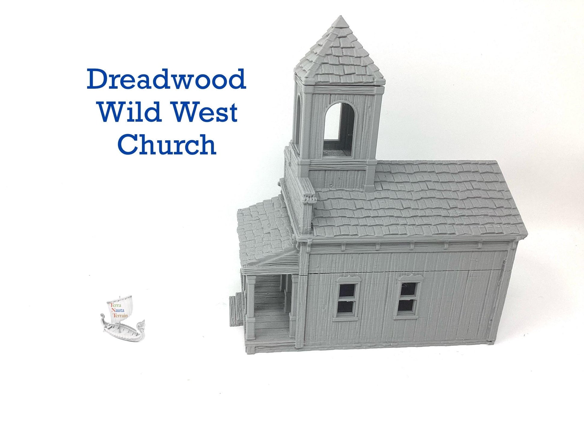 Dreadwood, a Wild West Frontier Town. Church