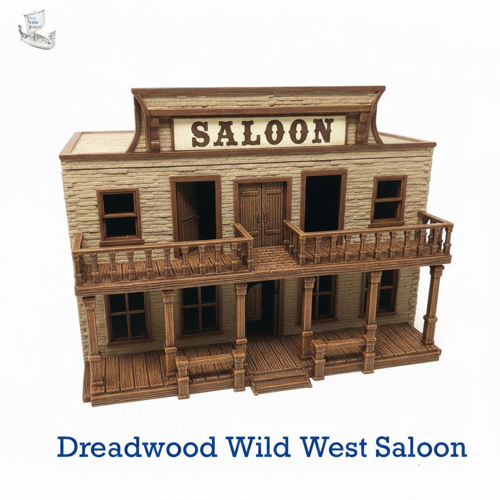 Dreadwood, a Wild West Frontier Town. Saloon