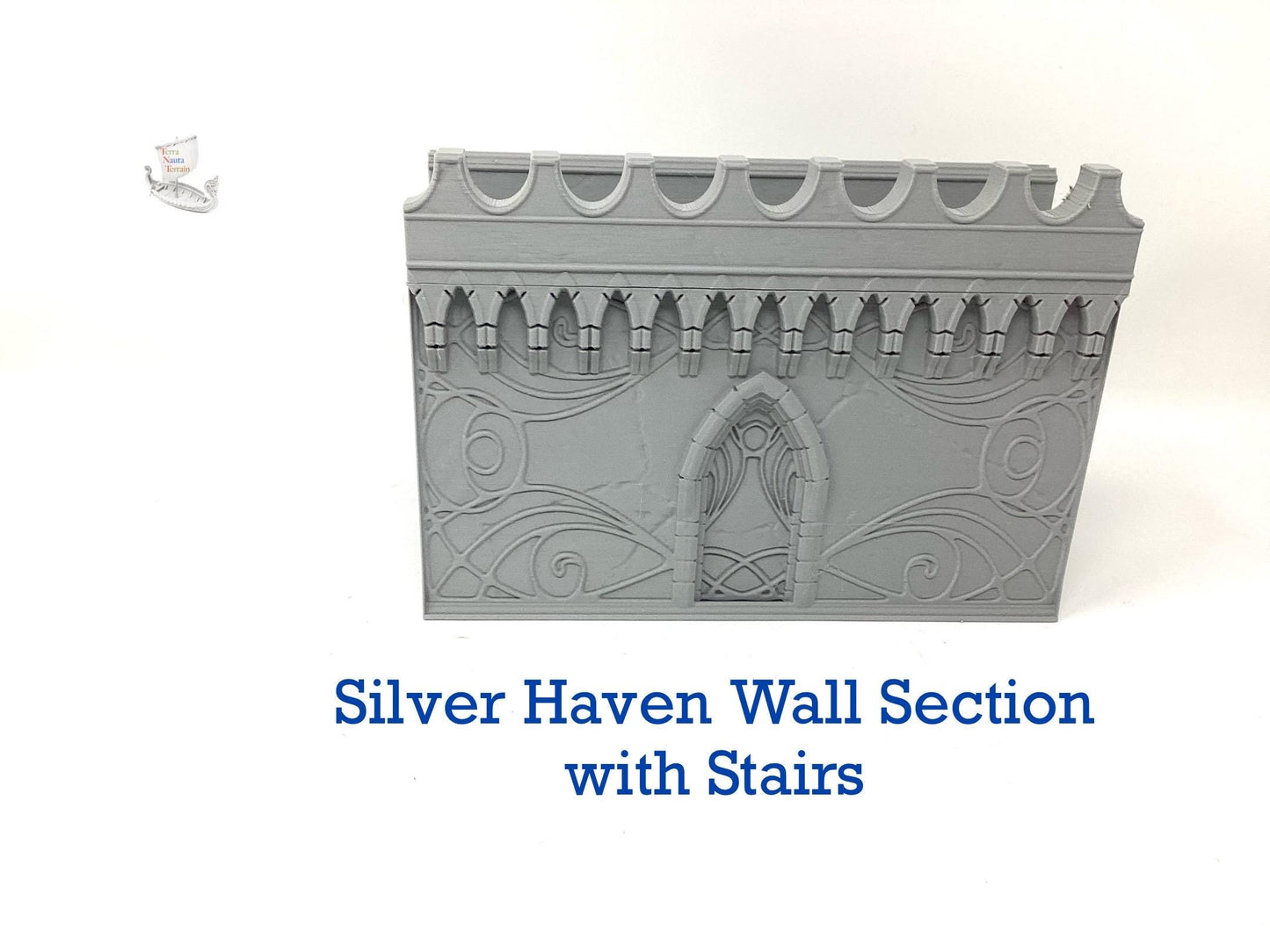 Silver Haven Wall Section with Stairs