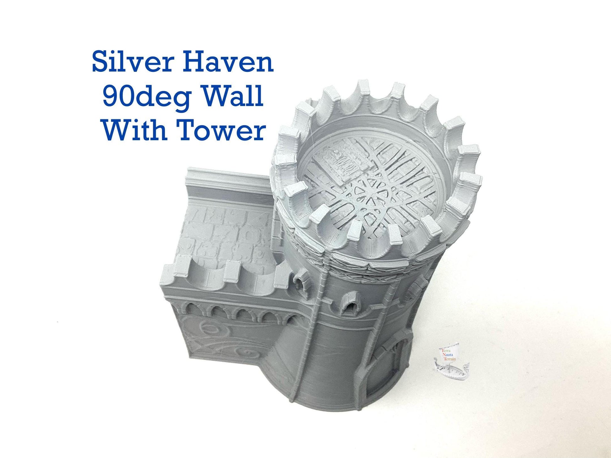 Silver Haven 90deg Wall Section with Tower