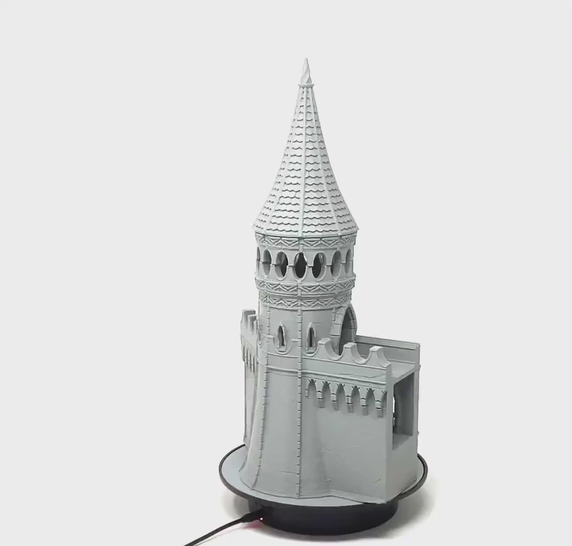 Silver Haven 45deg Wall Section with Tower