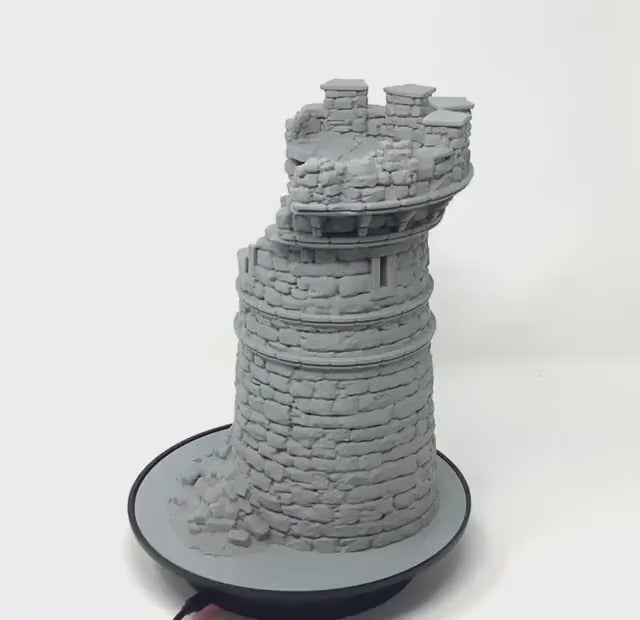 Castle Argent Tower Ruins: Wargaming Scenery