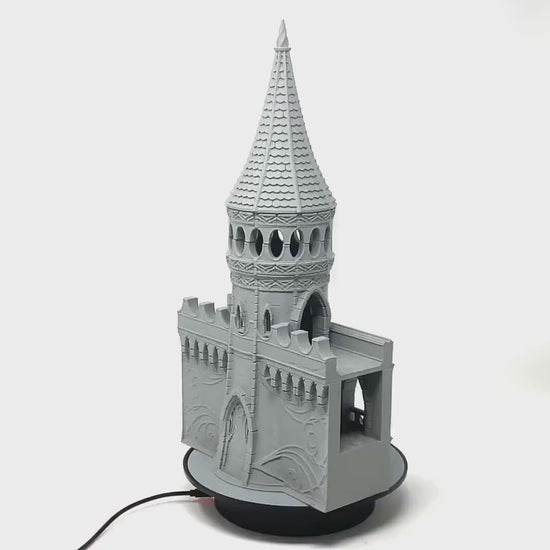 Silver Haven Wall Section with Tower