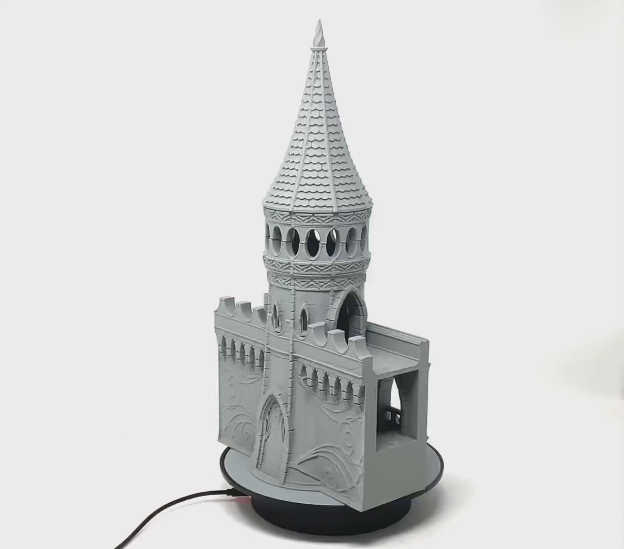 Silver Haven Wall Section with Tower