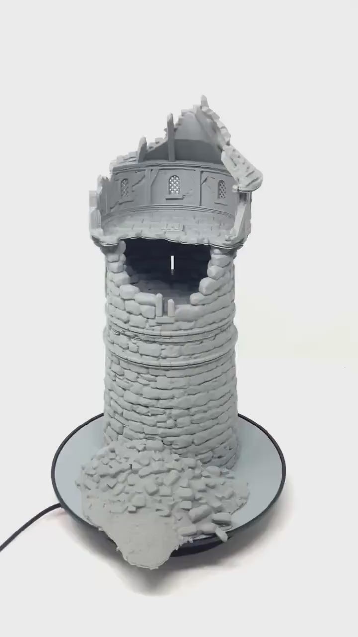 Castle Argent Tower Ruins: Wargaming Terrain