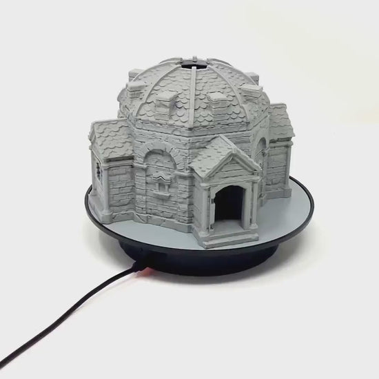 Medieval Mausoleum Model: Playable Interior, Unpainted PLA