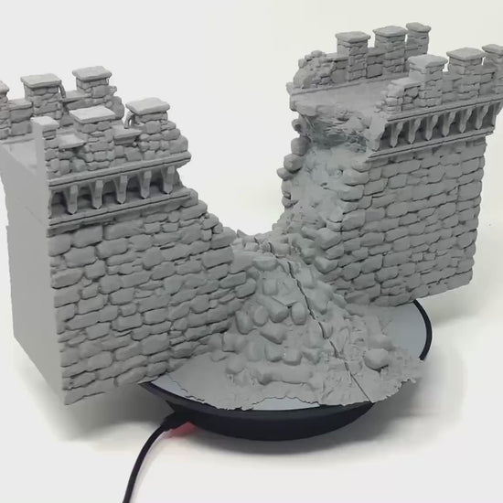 Castle Argent Wall Ruins: Wargaming Terrain