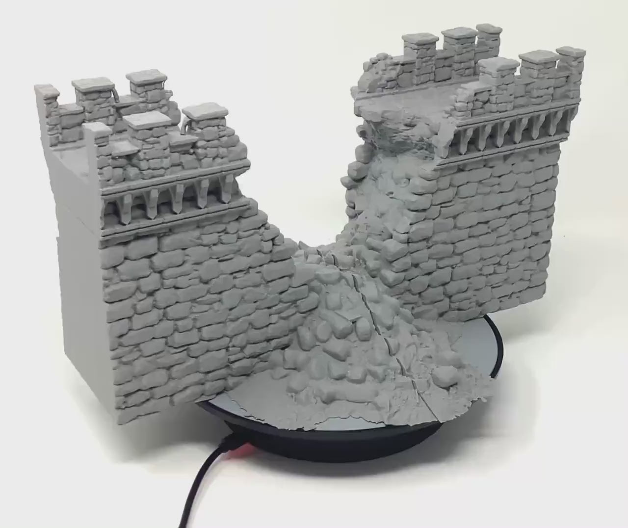 Castle Argent Wall Ruins: Wargaming Terrain