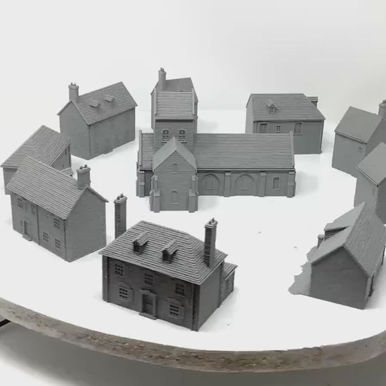 Overlord 1944 Normandy Village 10mm scale.