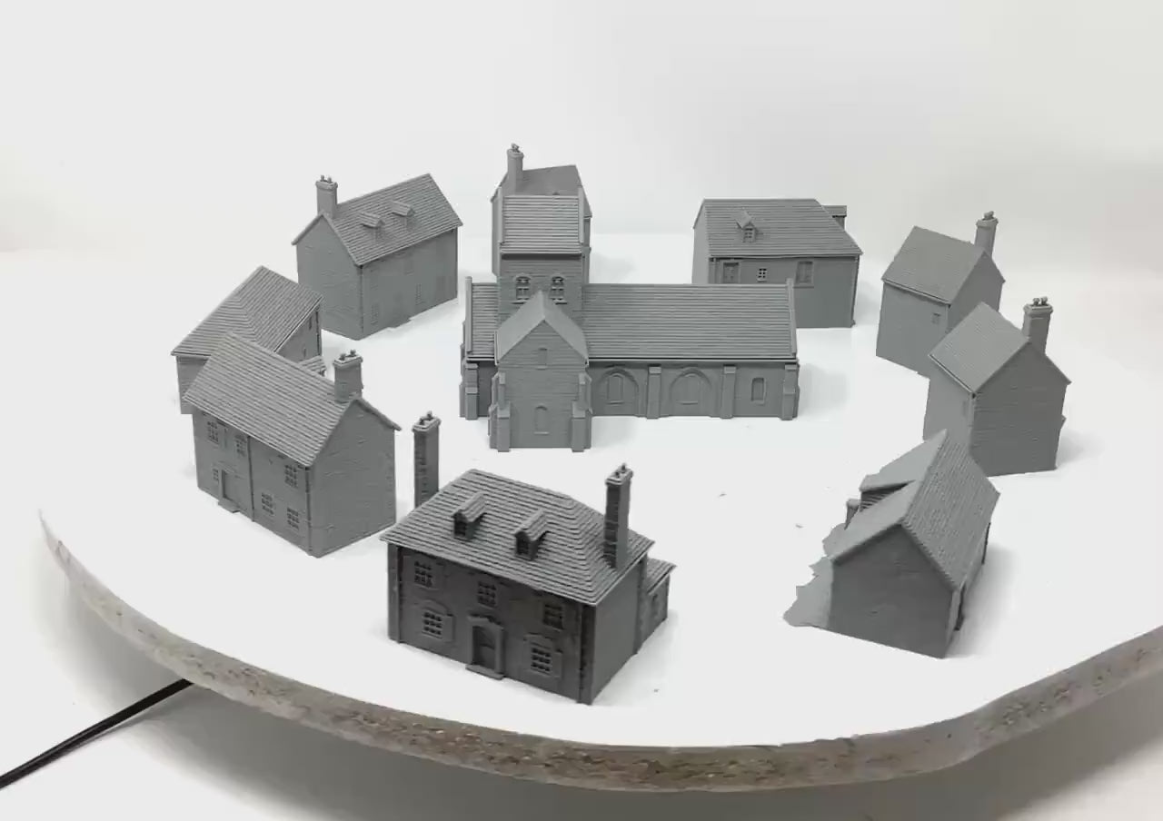 Overlord 1944 Normandy Village 10mm scale.