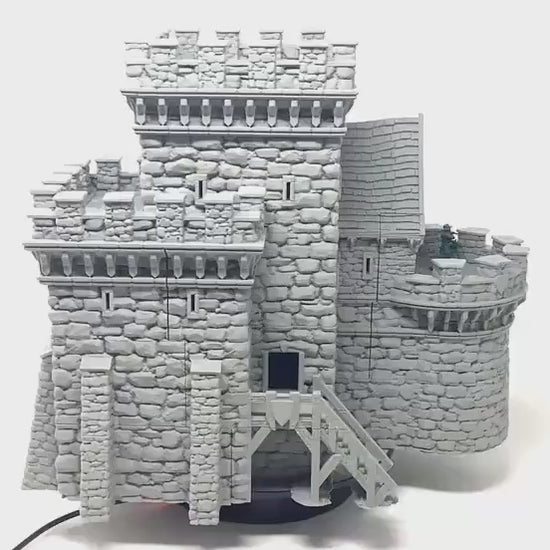 Castle Argent Keep: Medieval Wargaming Fortress - 4 Floors