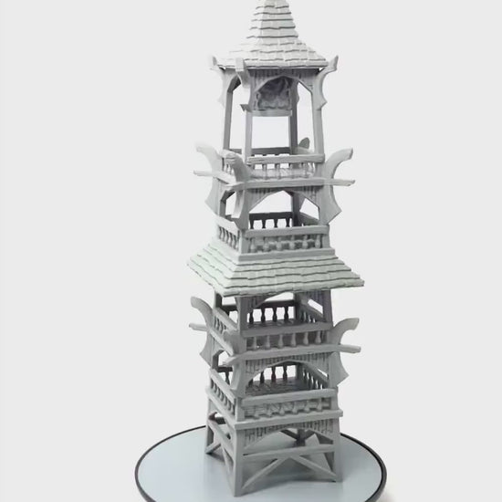 Lake town Lookout Tower with Bell