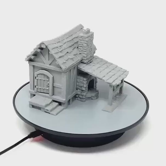 Medieval Smithy: 3D Printed Terrain Model
