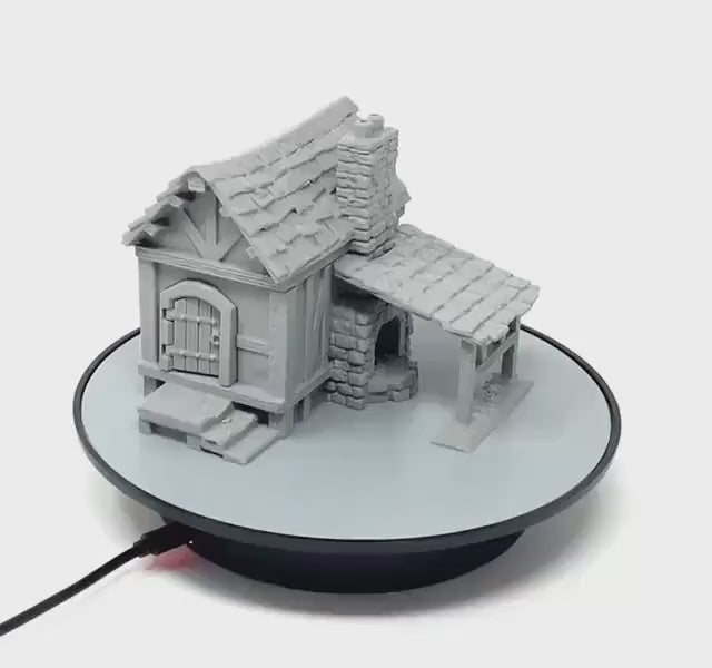 Medieval Smithy: 3D Printed Terrain Model