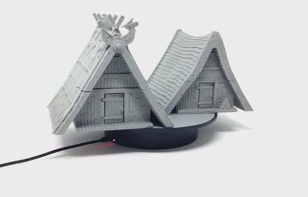 Viking Huts: PLA Filament Model Set