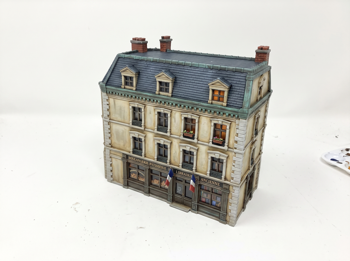 WW2 French Town and City Buildings 3d Printed Tabletop Scenery for Epic Scale