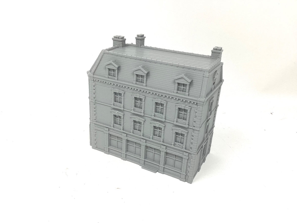 WW2 French Town and City Buildings 3d Printed Tabletop Scenery for Epic Scale