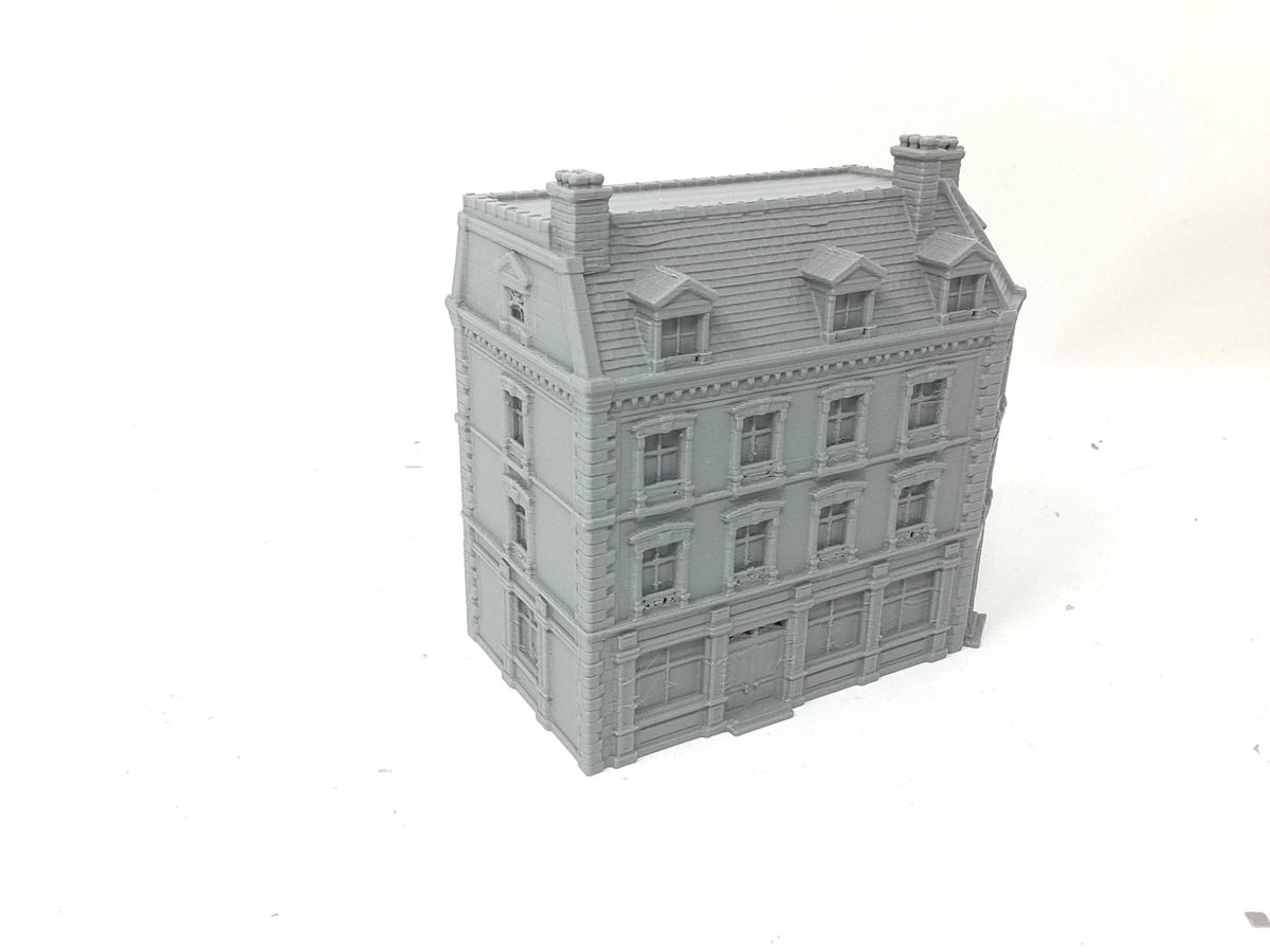 WW2 French Town and City Buildings 3d Printed Tabletop Scenery for Epic Scale