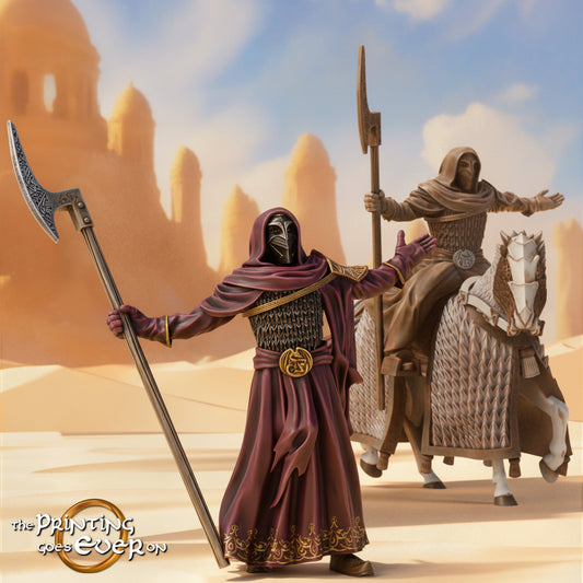 Serpent High Priest. Mounted and dismounted